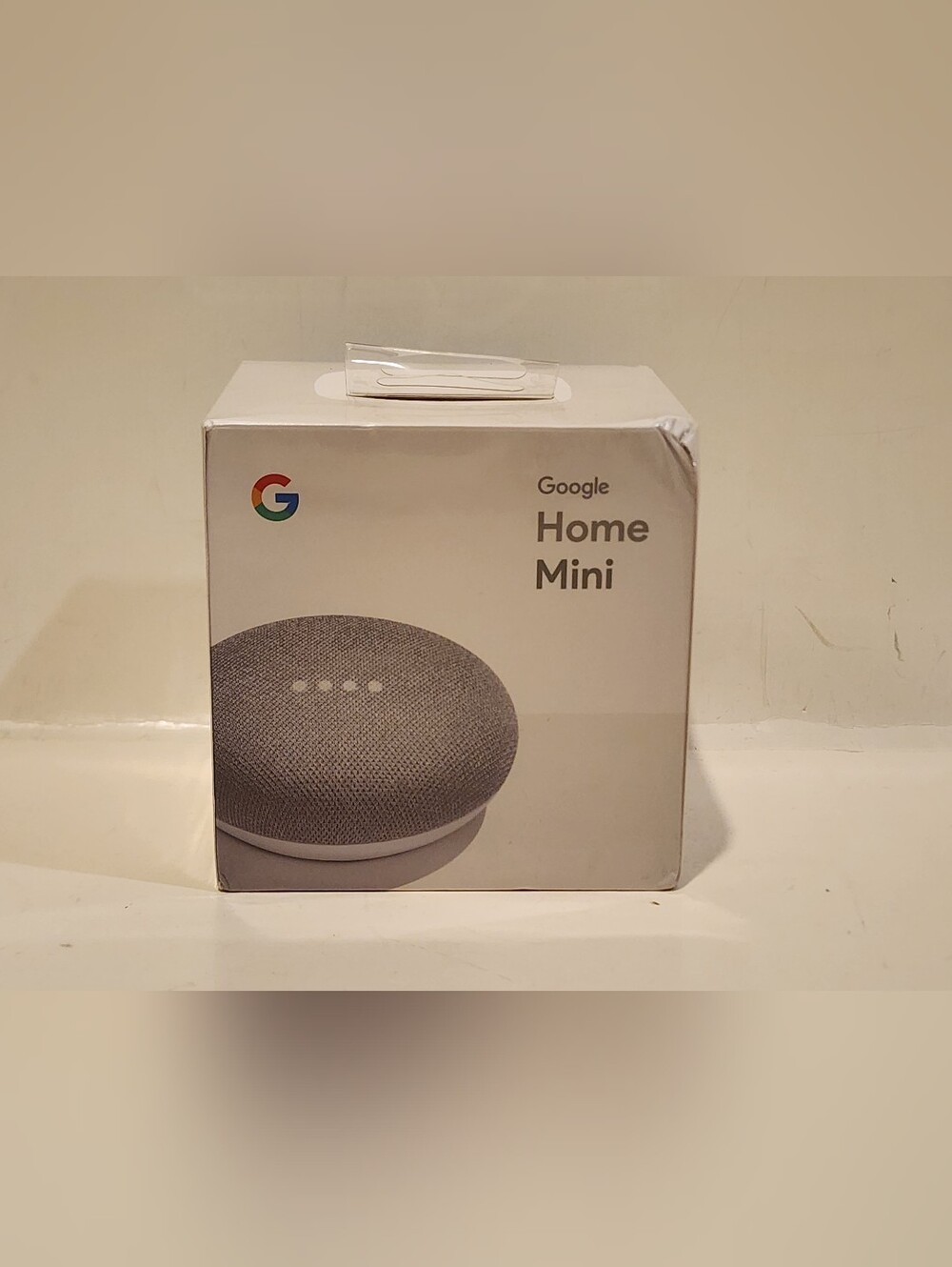 Google Home Mini Smart Speaker - Chalk (GA00210-US)  - New Sealed